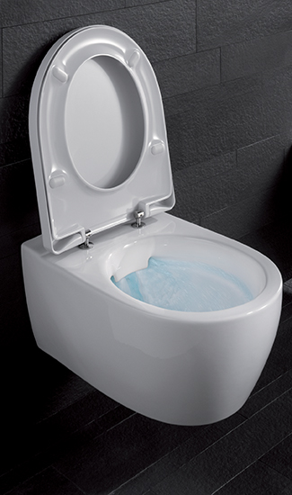 WAND WC  GEBERIT ICON SP LRANDLOS MIT KERATECT SITZ 